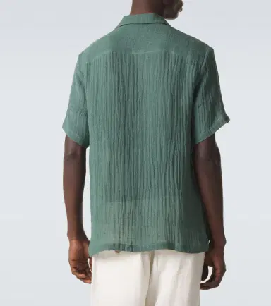 Le Kasha Botad linen bowling shirt | Thumbnail 2