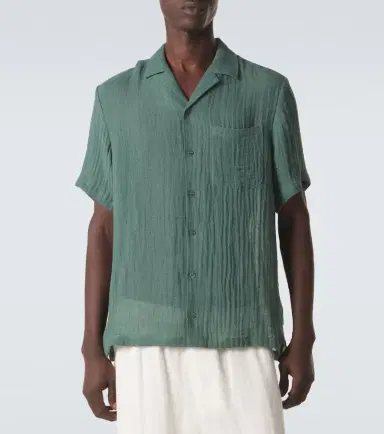 Le Kasha Botad linen bowling shirt | Thumbnail 4