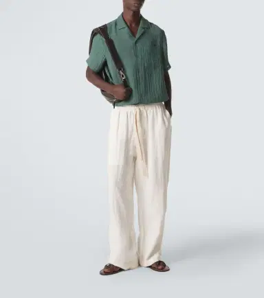 Le Kasha Botad linen bowling shirt | Thumbnail 5