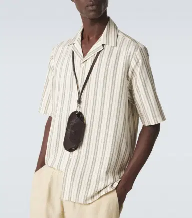 Le Kasha Striped silk bowling shirt | Thumbnail 5 Le Kasha Striped silk bowling shirt | Thumbnail 5
