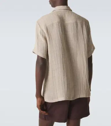 Le Kasha Linen bowling shirt | Thumbnail 5