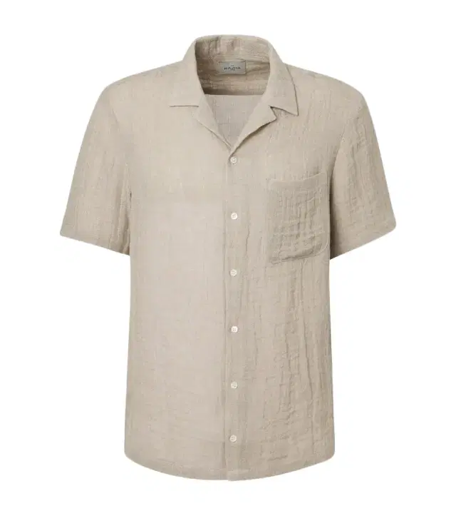 Le Kasha Linen bowling shirt