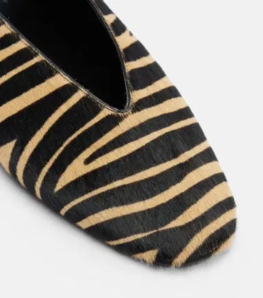 Le Monde Béryl Le Monde Béryl Luna calf hair ballet flats | Thumbnail 2