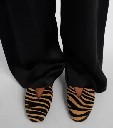 Le Monde Béryl Le Monde Béryl Luna calf hair ballet flats | Thumbnail 6