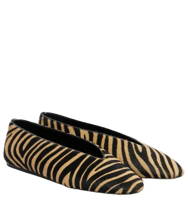 Le Monde Beryl Le Monde Béryl Luna calf hair ballet flats