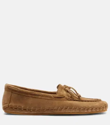 Le Monde Beryl Le Monde Béryl Driver embroidered suede loafers | Thumbnail 3