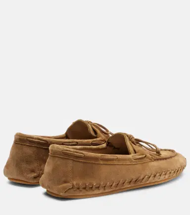 Le Monde Beryl Le Monde Béryl Driver embroidered suede loafers | Thumbnail 4