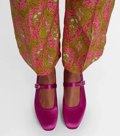 Le Monde Béryl Le Monde Béryl Mary Jane satin ballet flats | Thumbnail 5 Le Monde Béryl Le Monde Béryl Mary Jane satin ballet flats | Thumbnail 5