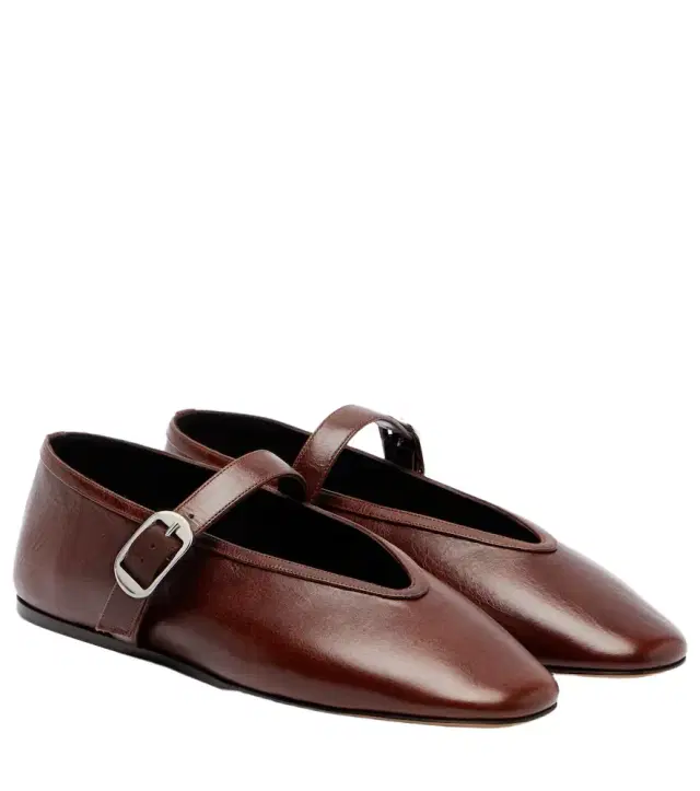 Le Monde Beryl Le Monde Béryl Stella leather Mary Jane flats