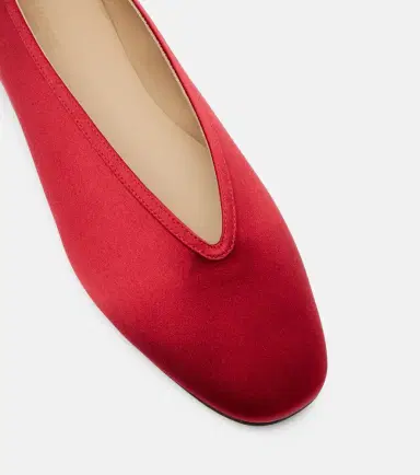 Le Monde Béryl Le Monde Béryl Luna satin ballet flats | Thumbnail 4