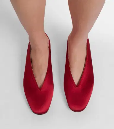 Le Monde Béryl Le Monde Béryl Luna satin ballet flats | Thumbnail 5