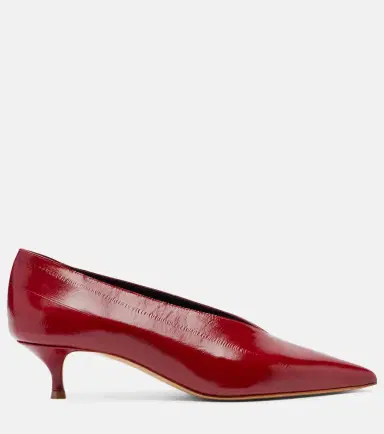 Le Monde Béryl Le Monde Béryl Babouche 40 leather pumps | Thumbnail 4