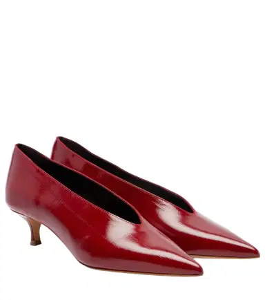 Le Monde Béryl Le Monde Béryl Babouche 40 leather pumps | Thumbnail 1
