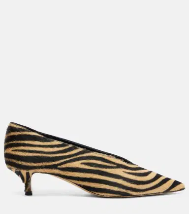 Le Monde Béryl Le Monde Béryl Babouche 40 zebra-print calf hair pumps | Thumbnail 2