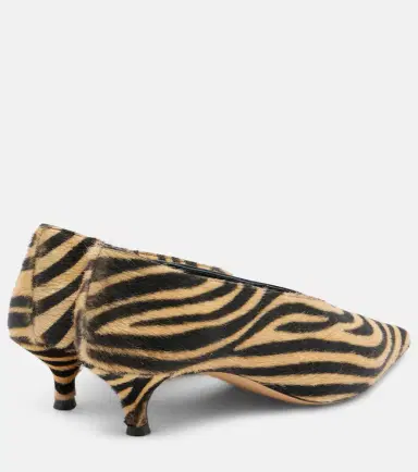 Le Monde Béryl Le Monde Béryl Babouche 40 zebra-print calf hair pumps | Thumbnail 4