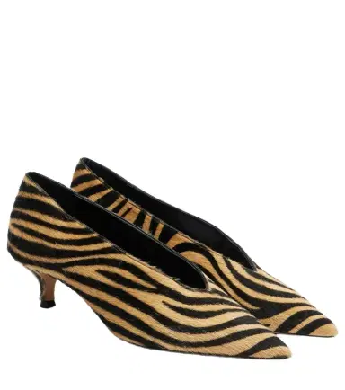 Le Monde Béryl Le Monde Béryl Babouche 40 zebra-print calf hair pumps | Thumbnail 1