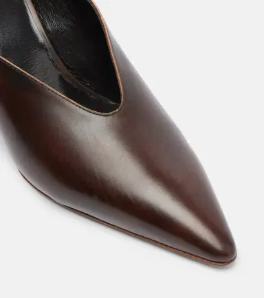Le Monde Béryl Le Monde Béryl Victoria 70 leather wedges | Thumbnail 3