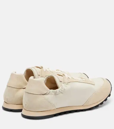 Le Monde Béryl Le Monde Béryl Slim Runner suede-trimmed sneakers | Thumbnail 2 Le Monde Béryl Le Monde Béryl Slim Runner suede-trimmed sneakers | Thumbnail 2