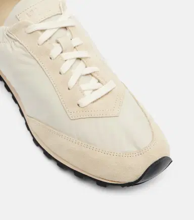 Le Monde Béryl Le Monde Béryl Slim Runner suede-trimmed sneakers | Thumbnail 4 Le Monde Béryl Le Monde Béryl Slim Runner suede-trimmed sneakers | Thumbnail 4