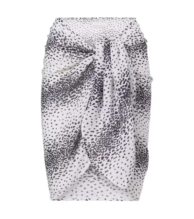 Heidi Klein Icaria cotton and silk beach cover-up