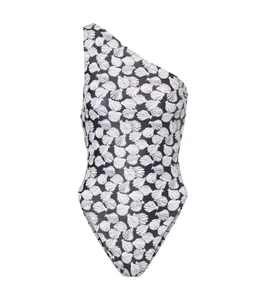 Same Printed one-shoulder swimsuit | Thumbnail 1