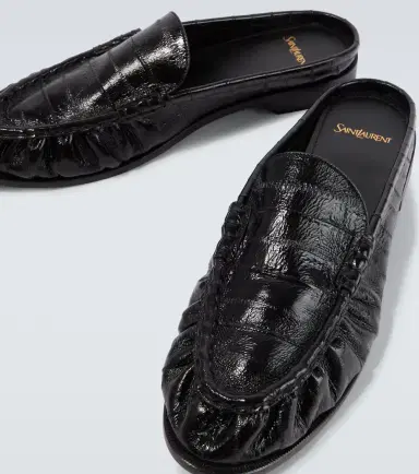 Saint Laurent Le Loafer eel leather mules | Thumbnail 2 Saint Laurent Le Loafer eel leather mules | Thumbnail 2