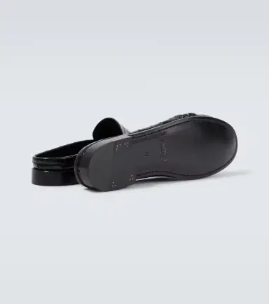 Saint Laurent Le Loafer eel leather mules | Thumbnail 3 Saint Laurent Le Loafer eel leather mules | Thumbnail 3