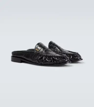 Saint Laurent Le Loafer eel leather mules | Thumbnail 6 Saint Laurent Le Loafer eel leather mules | Thumbnail 6