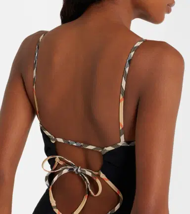 Burberry Check swimsuit | Thumbnail 2 Burberry Check swimsuit | Thumbnail 2