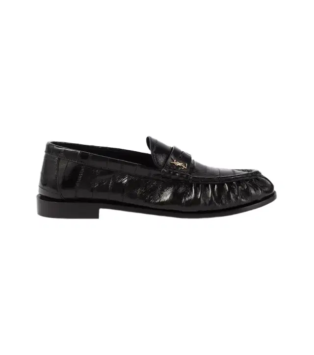 Saint Laurent Le Loafer eel leather penny loafers