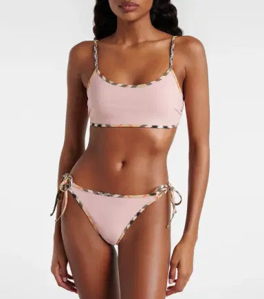 Burberry Check bikini bottoms | Thumbnail 3 Burberry Check bikini bottoms | Thumbnail 3