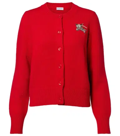 Burberry Sienna EKD wool and cashmere cardigan | Thumbnail 1