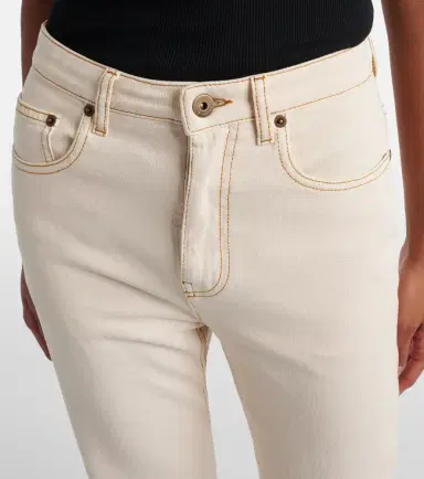 Burberry Embroidered flared jeans | Thumbnail 4