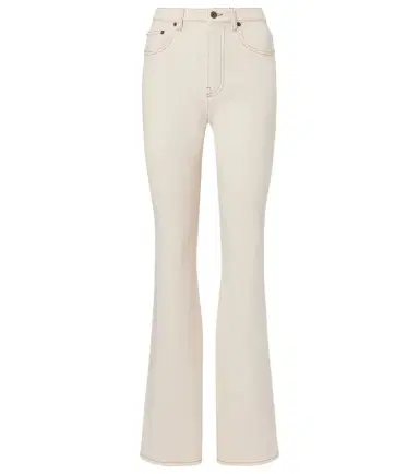 Burberry Embroidered flared jeans | Thumbnail 1
