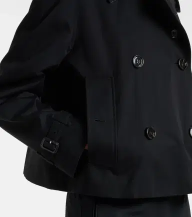 Burberry Cropped cotton gabardine trench jacket | Thumbnail 7 Burberry Cropped cotton gabardine trench jacket | Thumbnail 7