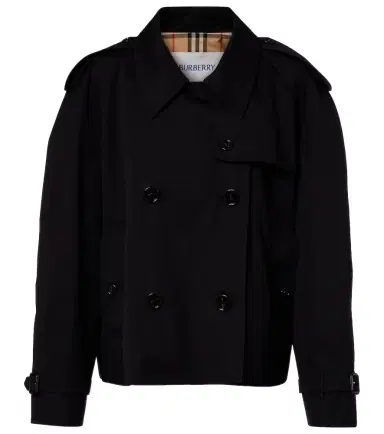 Burberry Cropped cotton gabardine trench jacket | Thumbnail 1 Burberry Cropped cotton gabardine trench jacket | Thumbnail 1