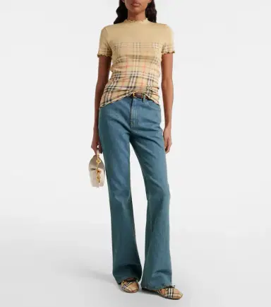 Burberry Check cotton top | Thumbnail 5 Burberry Check cotton top | Thumbnail 5