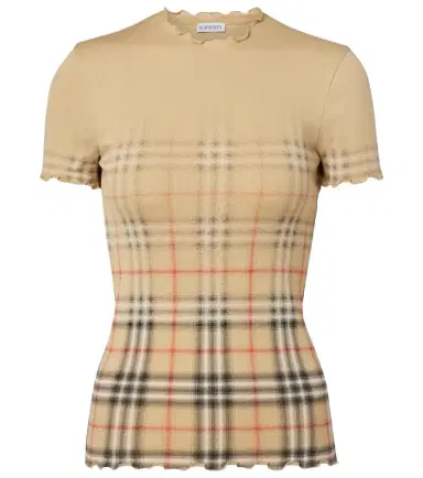 Burberry Check cotton top | Thumbnail 1 Burberry Check cotton top | Thumbnail 1