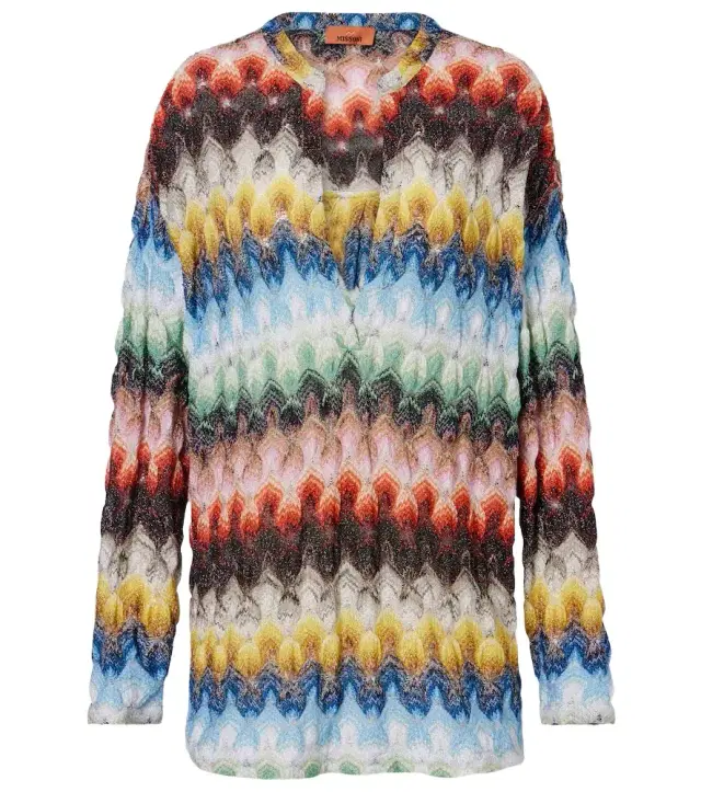 Lamé blouse