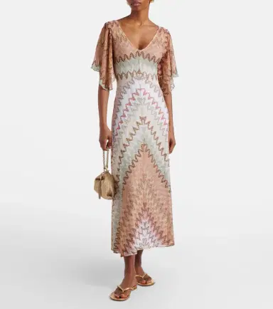 Missoni Lamé midi dress | Thumbnail 4 Missoni Lamé midi dress | Thumbnail 4