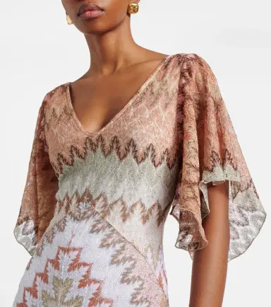 Missoni Lamé midi dress | Thumbnail 5 Missoni Lamé midi dress | Thumbnail 5