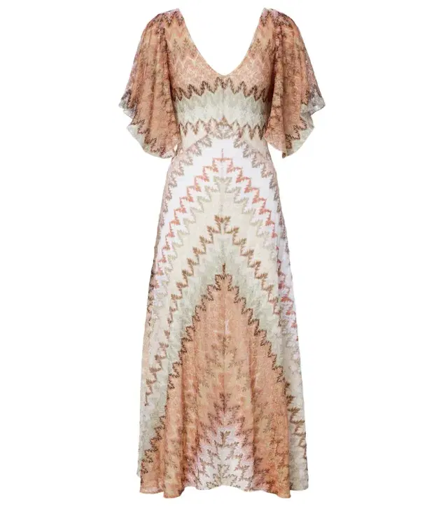 Missoni Lamé midi dress