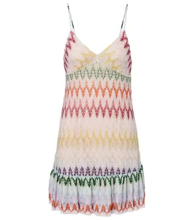 Lamé minidress