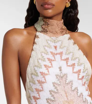 Missoni Halterneck lamé maxi dress | Thumbnail 5