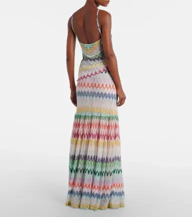 Missoni Tiered lamé maxi skirt | Thumbnail 5