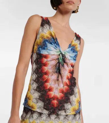 Missoni Gathered lamé top | Thumbnail 4