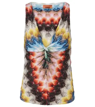 Missoni Gathered lamé top | Thumbnail 1