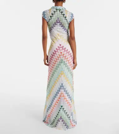 Missoni Zigzag lamé maxi dress | Thumbnail 3 Missoni Zigzag lamé maxi dress | Thumbnail 3