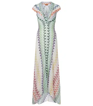 Missoni Zigzag lamé maxi dress | Thumbnail 1 Missoni Zigzag lamé maxi dress | Thumbnail 1