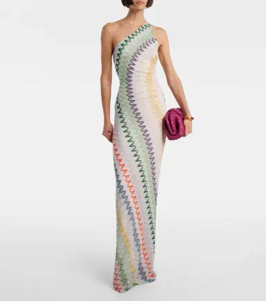 Missoni One-shoulder lamé gown | Thumbnail 6 Missoni One-shoulder lamé gown | Thumbnail 6